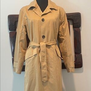 Classic Tan Women's Lightweight Trench Coat